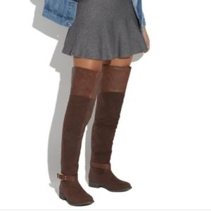 Brown over the knee Boots, Size 5.5